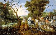 Jan Brueghel The Elder The Entry of the Animals Into Noah Ark oil